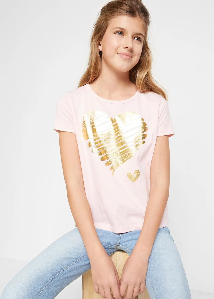 T-Shirt mit Bio-Baumwolle (2er Pack)