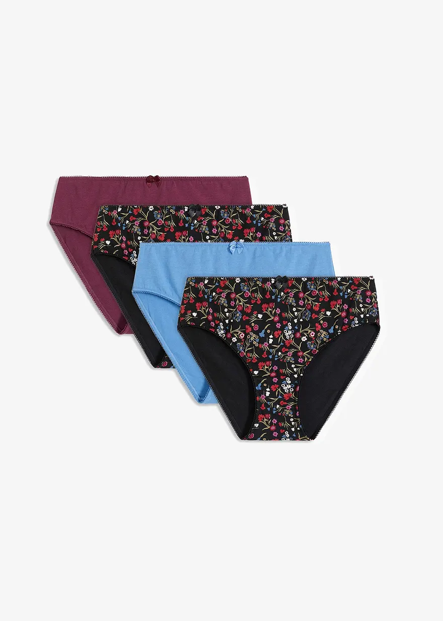 Maxislip mit Bio-Baumwolle (4er Pack)