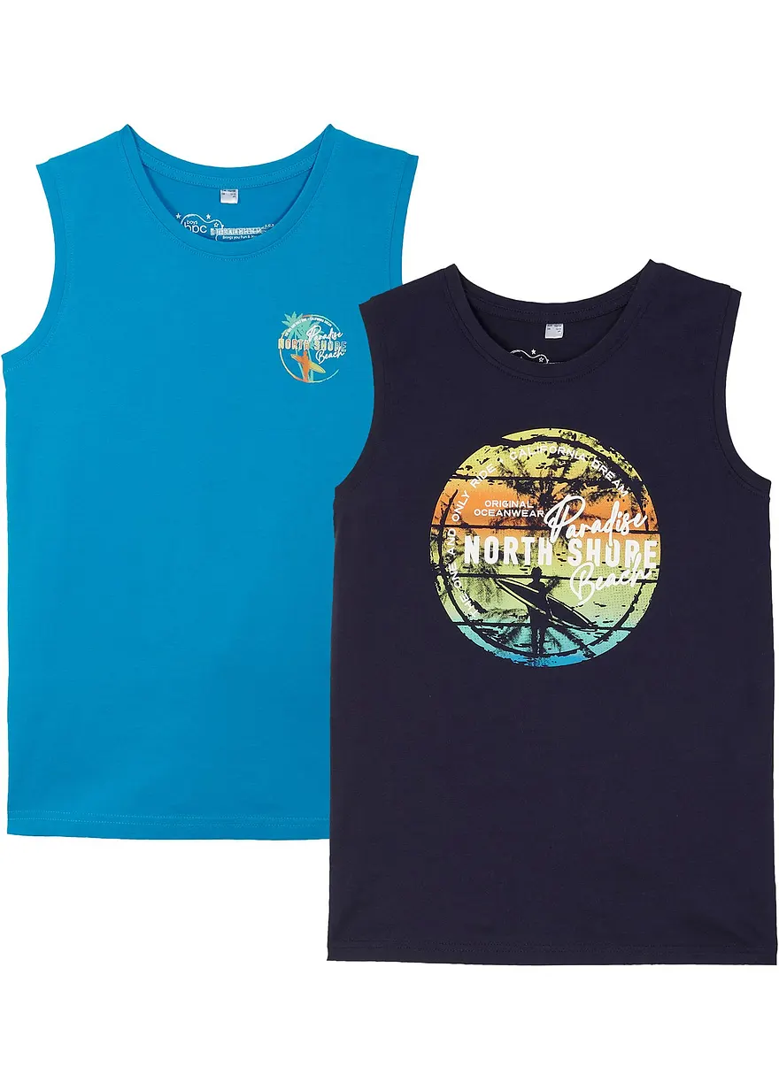 Tanktop (2er Pack) aus reiner Bio-Baumwolle