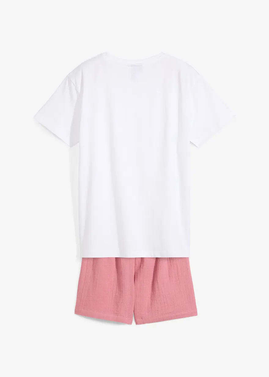 Shorty (2-tlg. Set) aus Musselin