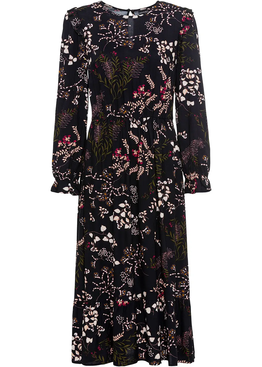 bedrucktes Midikleid