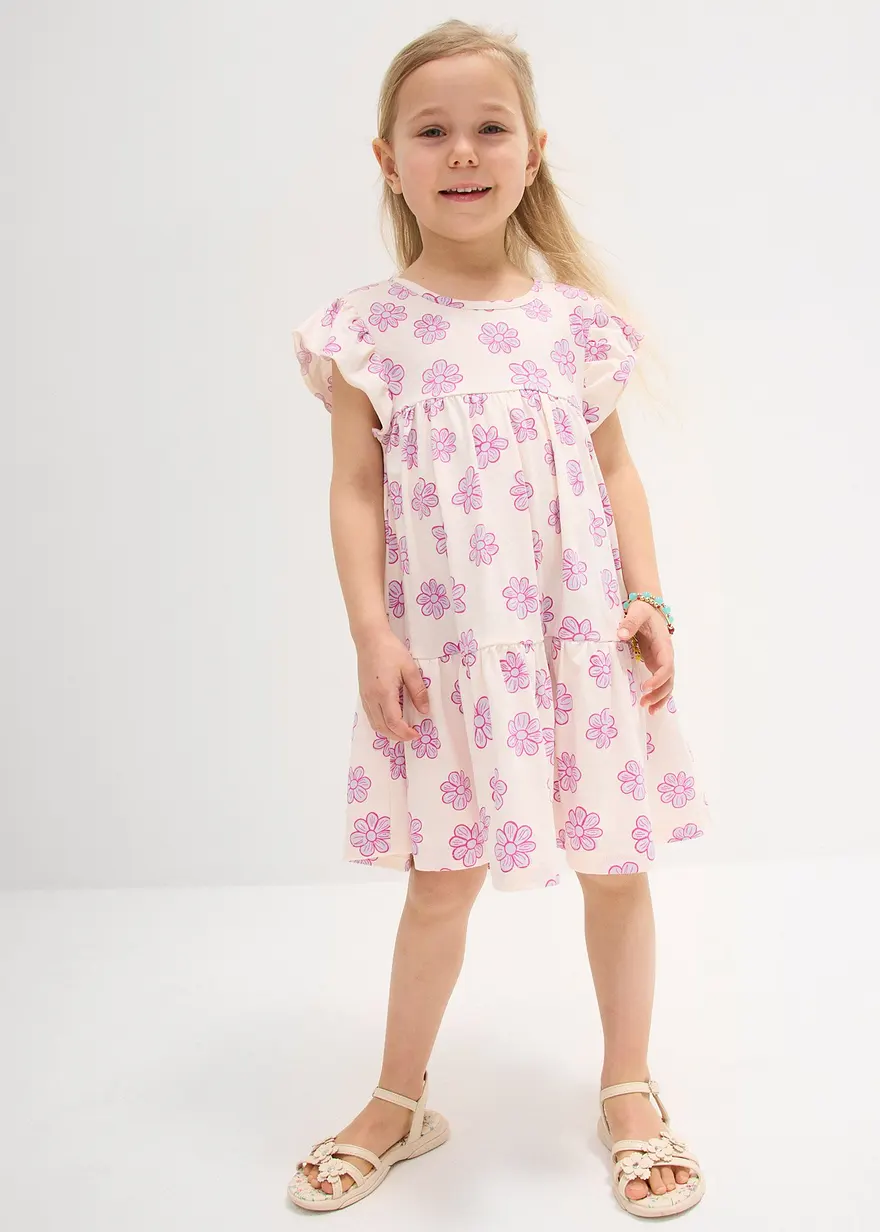 Jerseykleid aus reiner Baumwolle