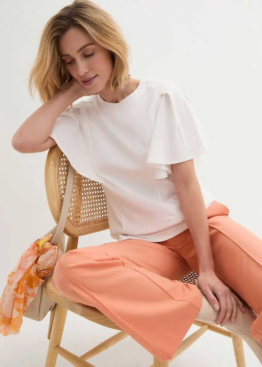 Shirt mit Cape-Sleeves