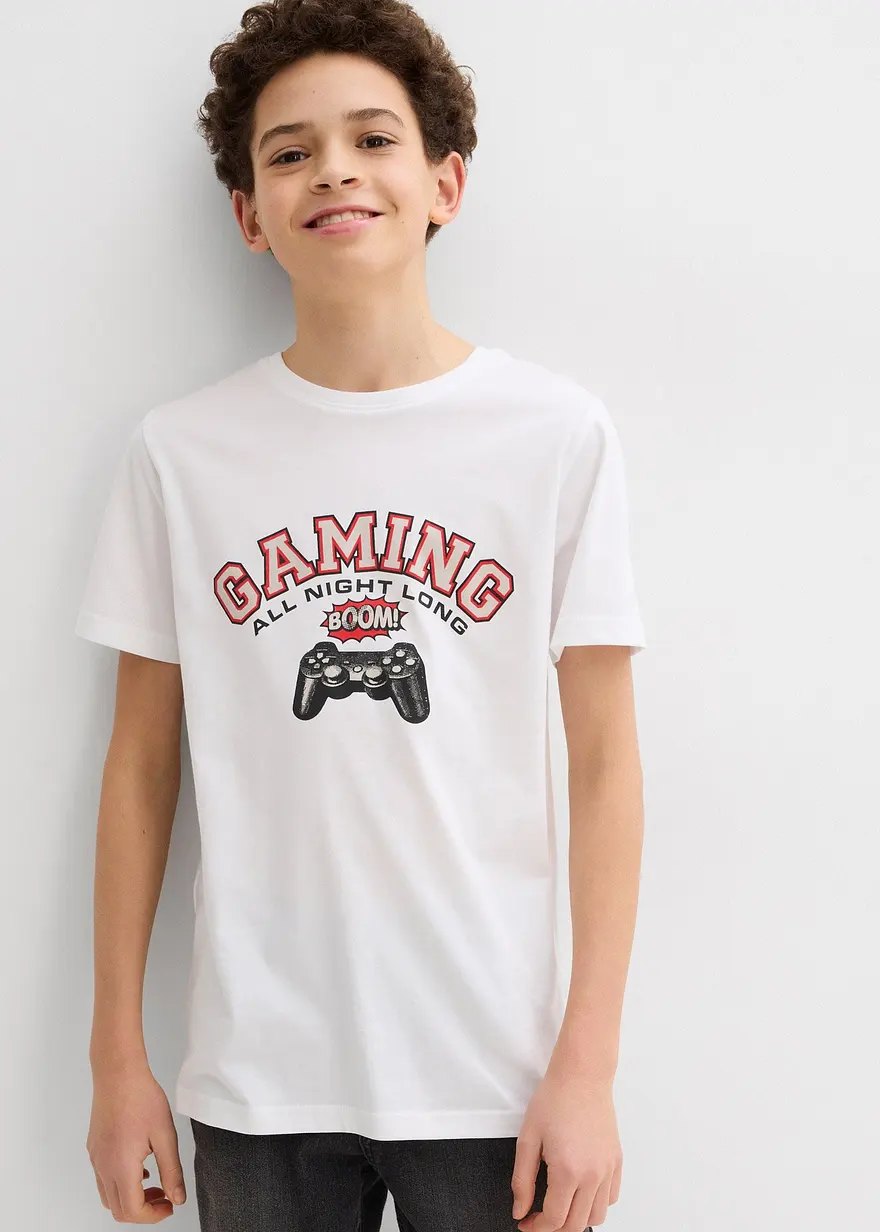 T-Shirt aus reiner Bio-Baumwolle (2er Pack)