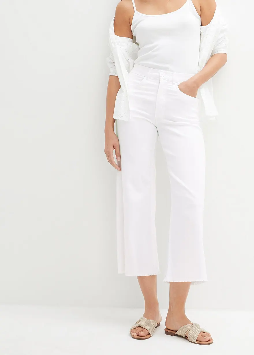 7/8-Komfort-Stretch-Jeans, Wide Fit