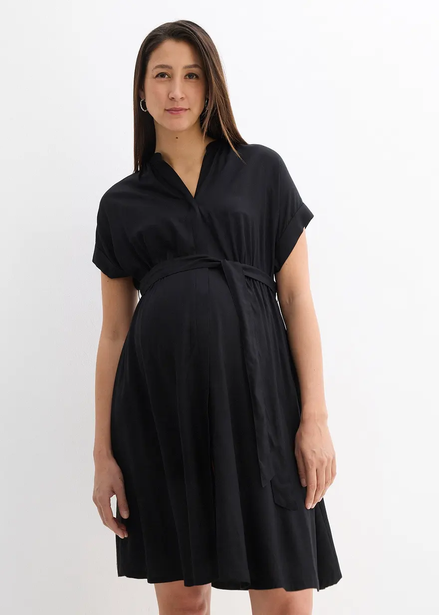 2-in-1 Umstands-Blusenkleid für die Schwangerschaft und danach