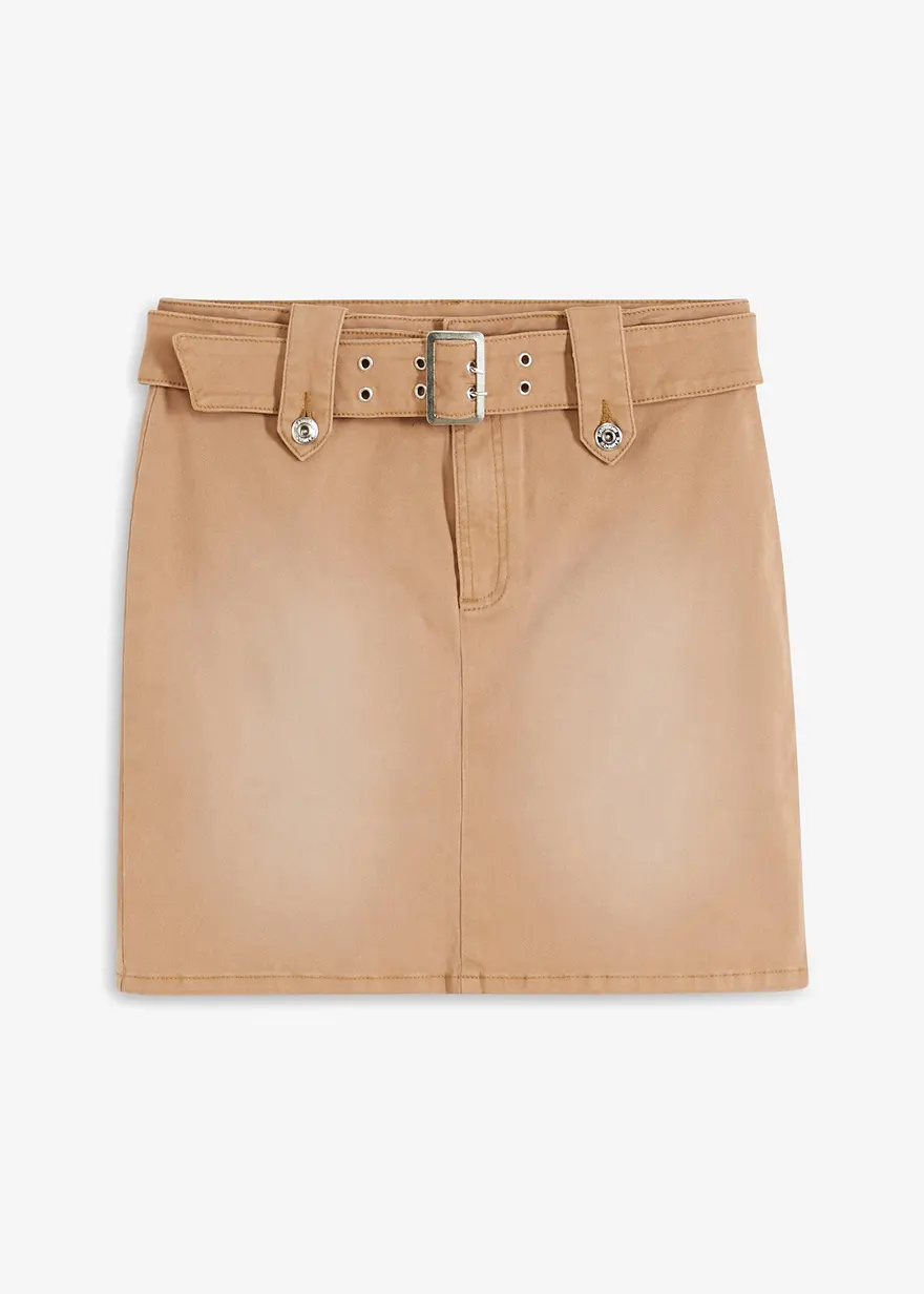 Mini Jeansrock mit Gürtel (2-tlg. Set)