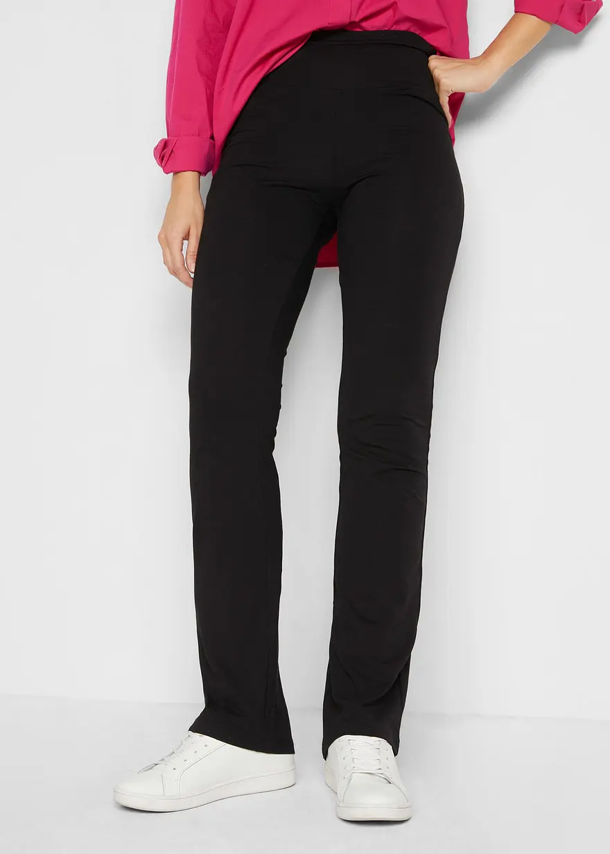 Baumwoll-Leggings, Flared Leg