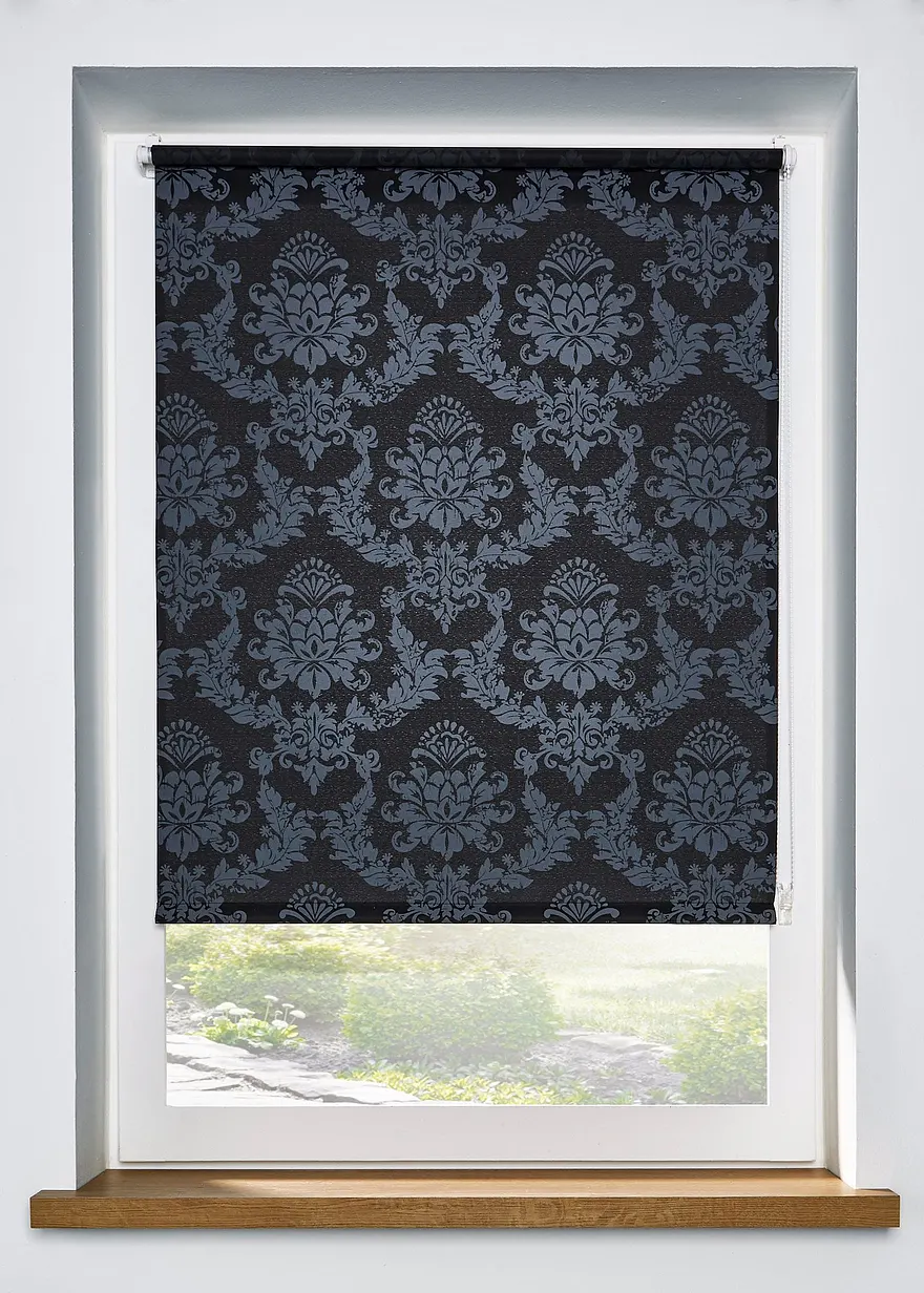 Sichtschutzrollo mit Ornament Druck