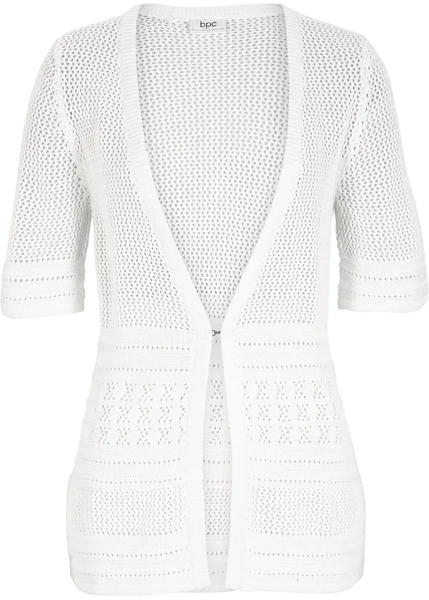 Ajour-Strickjacke