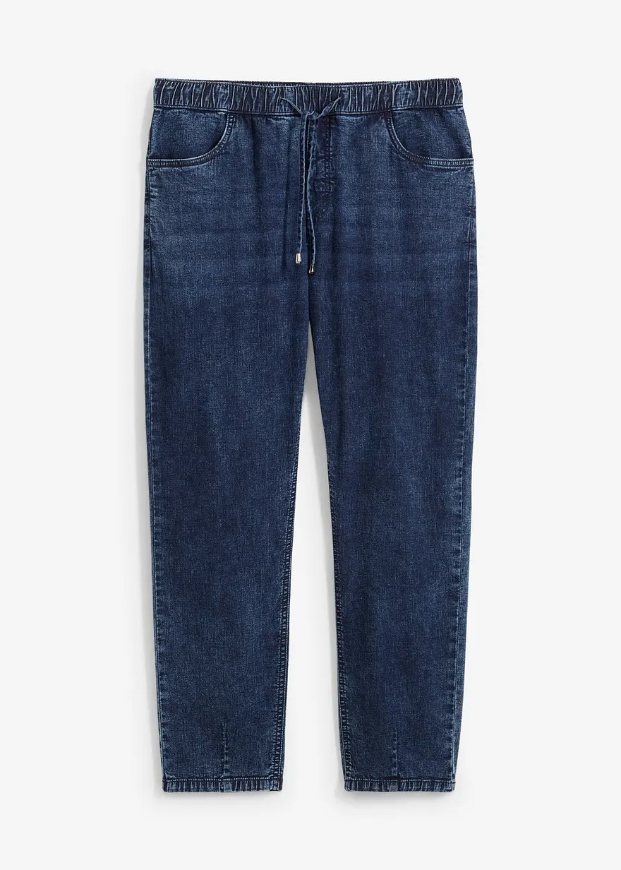 Leichte Relaxed Fit Schlupf-Stretch-Jeans, Straight