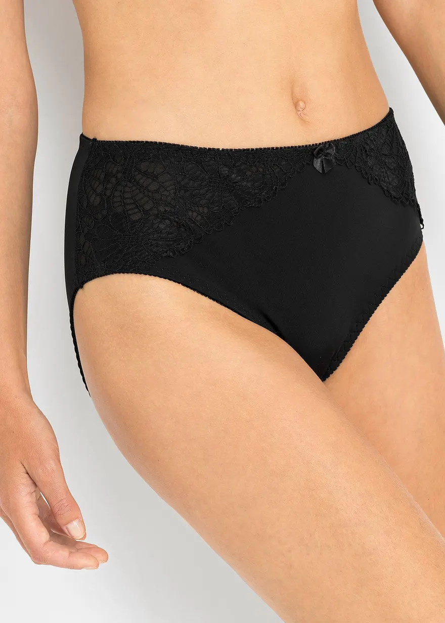 Maxislip mit Spitze (2er Pack)