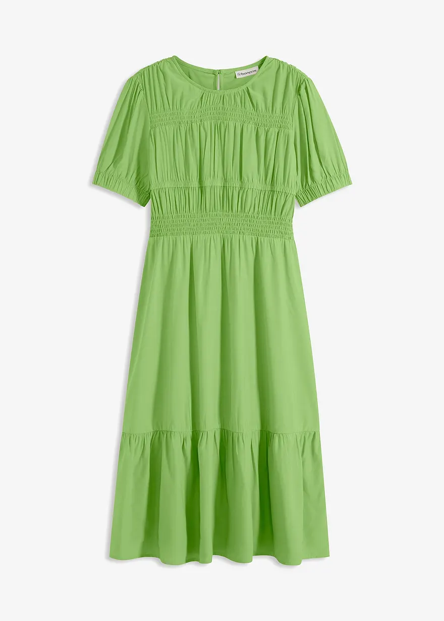 Midikleid aus softem Viskose-Mix