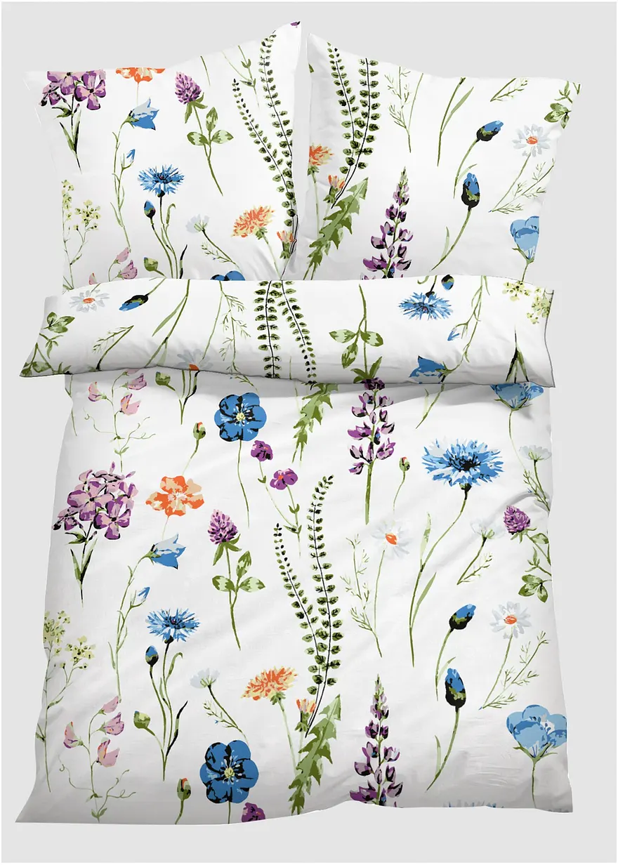 Bettwäsche mit Blumen