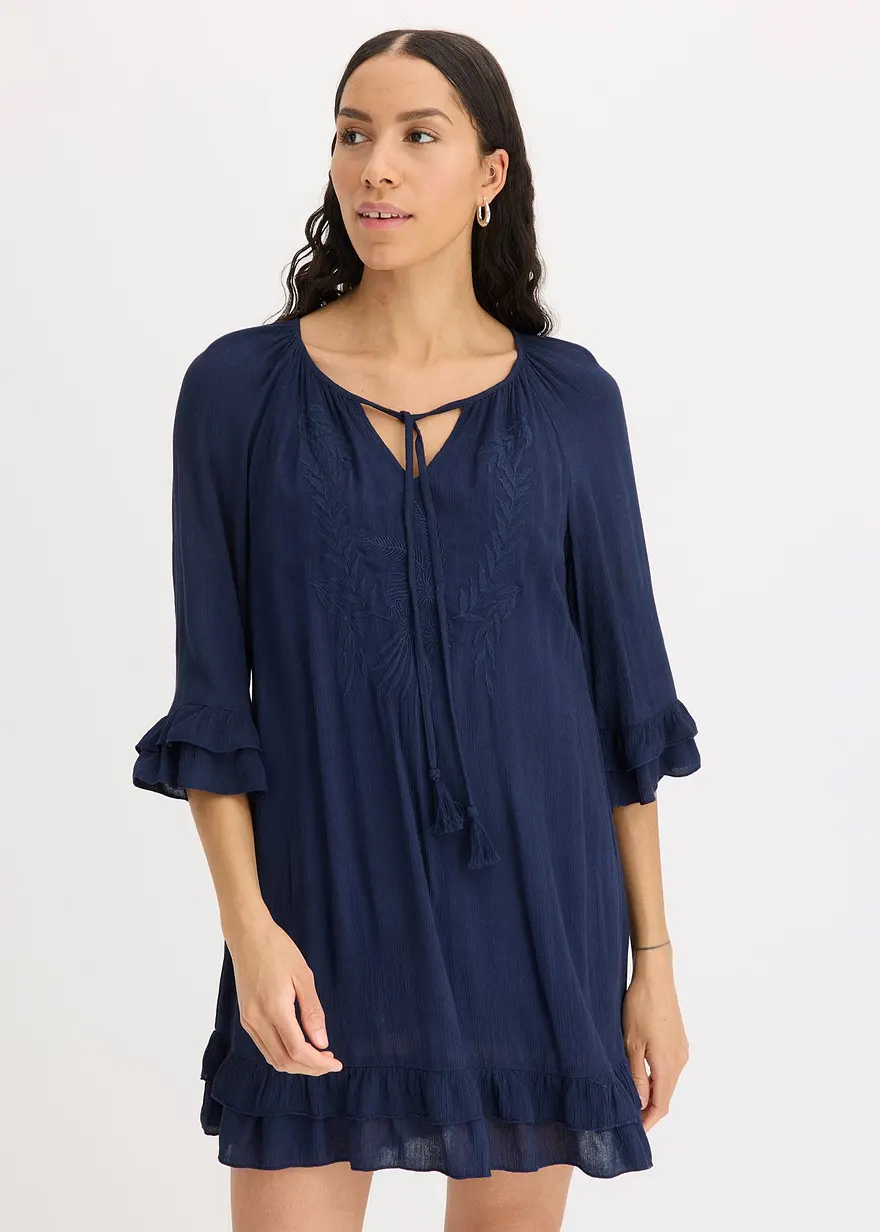 Boho Kleid mit Stickerei