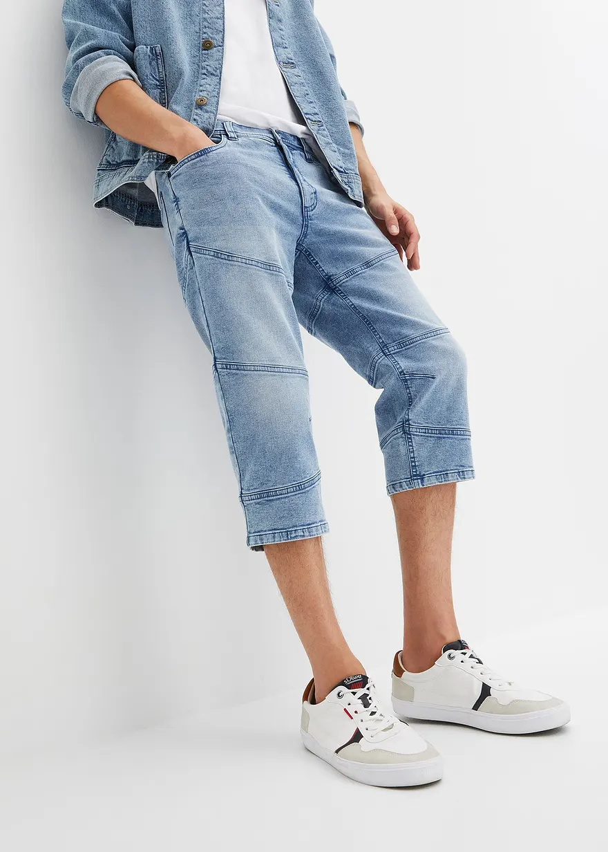 Regular Fit 3/4-Stretch-Jeans, Straight