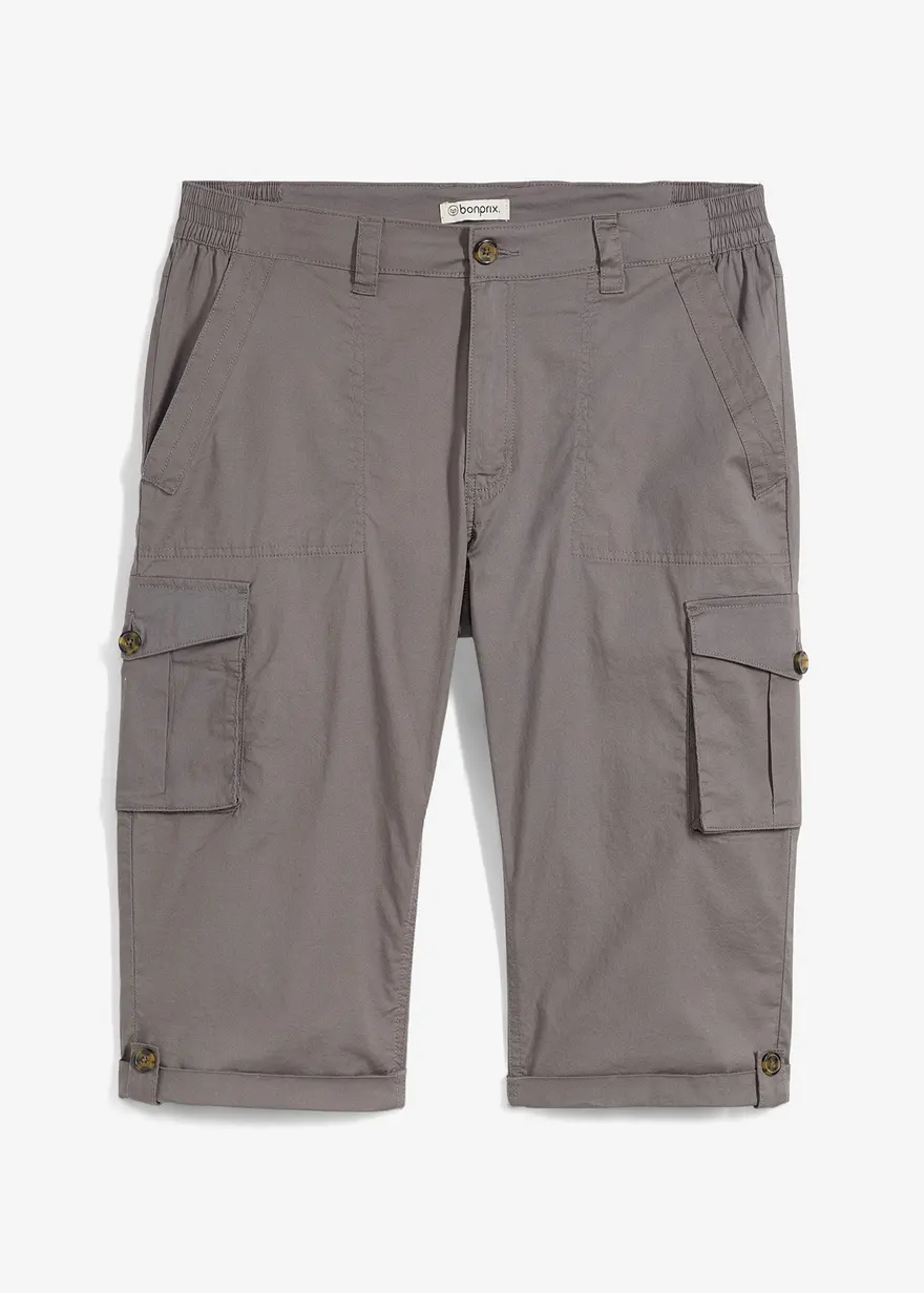 Long-Bermuda mit Komfortbund, Regular Fit