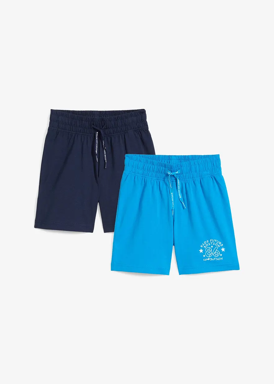 Jersey-Bermuda (2er Pack) aus reiner Baumwolle