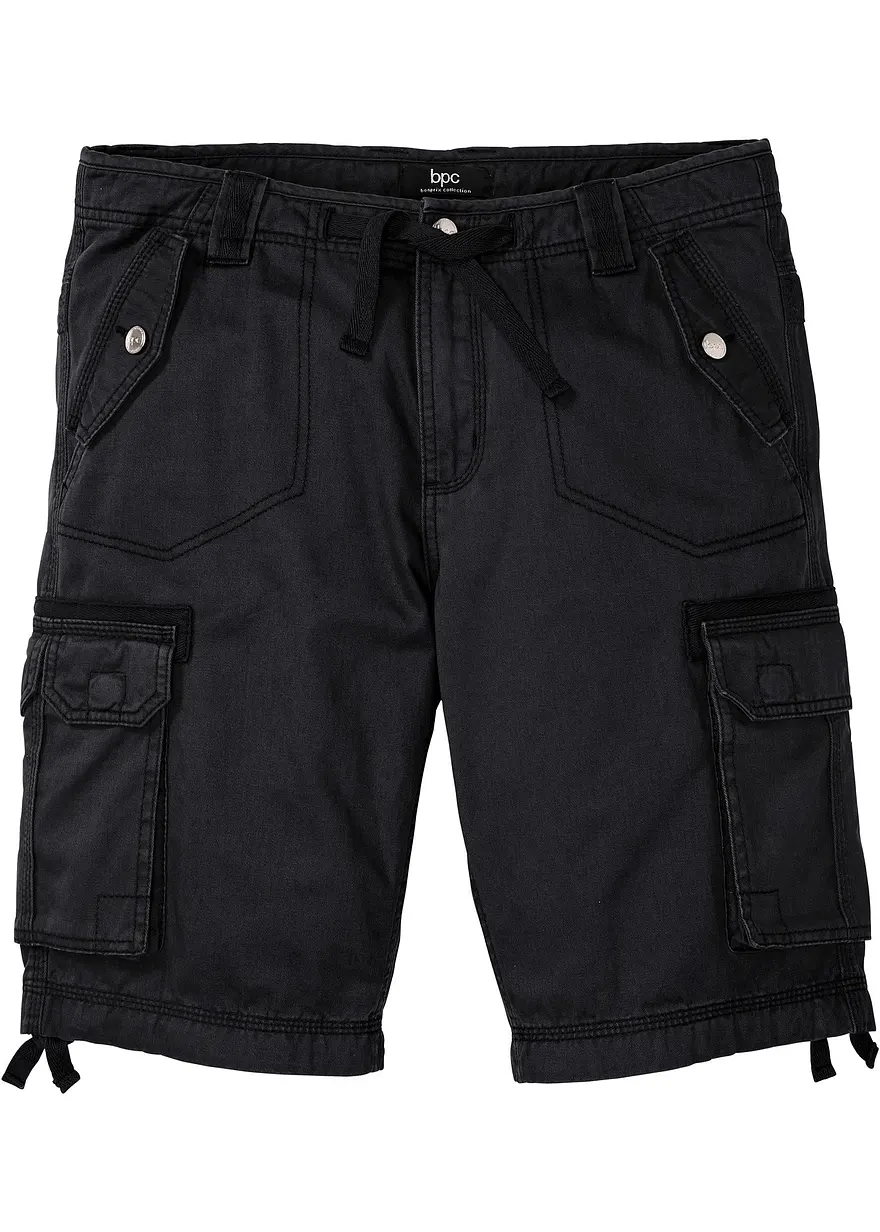 Cargo-Bermuda aus reiner Baumwolle, Regular Fit