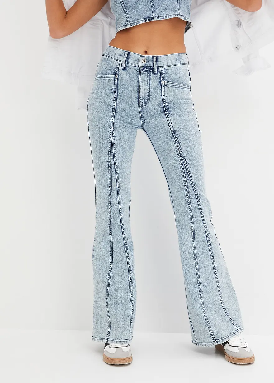 Schlagjeans High Waist