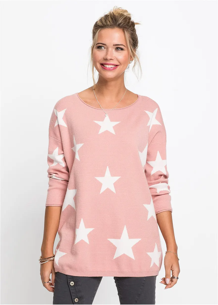 Strickpullover aus Viskosemix