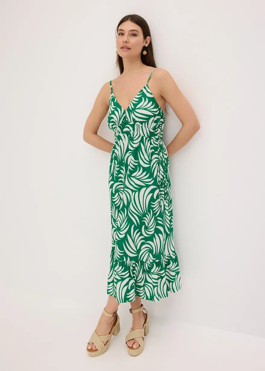 bedrucktes Trägerkleid