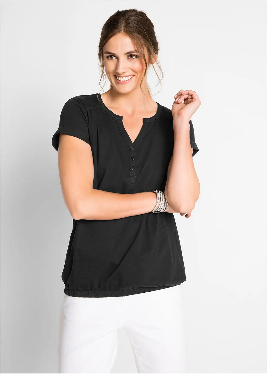 Baumwoll-Shirt, Kurzarm