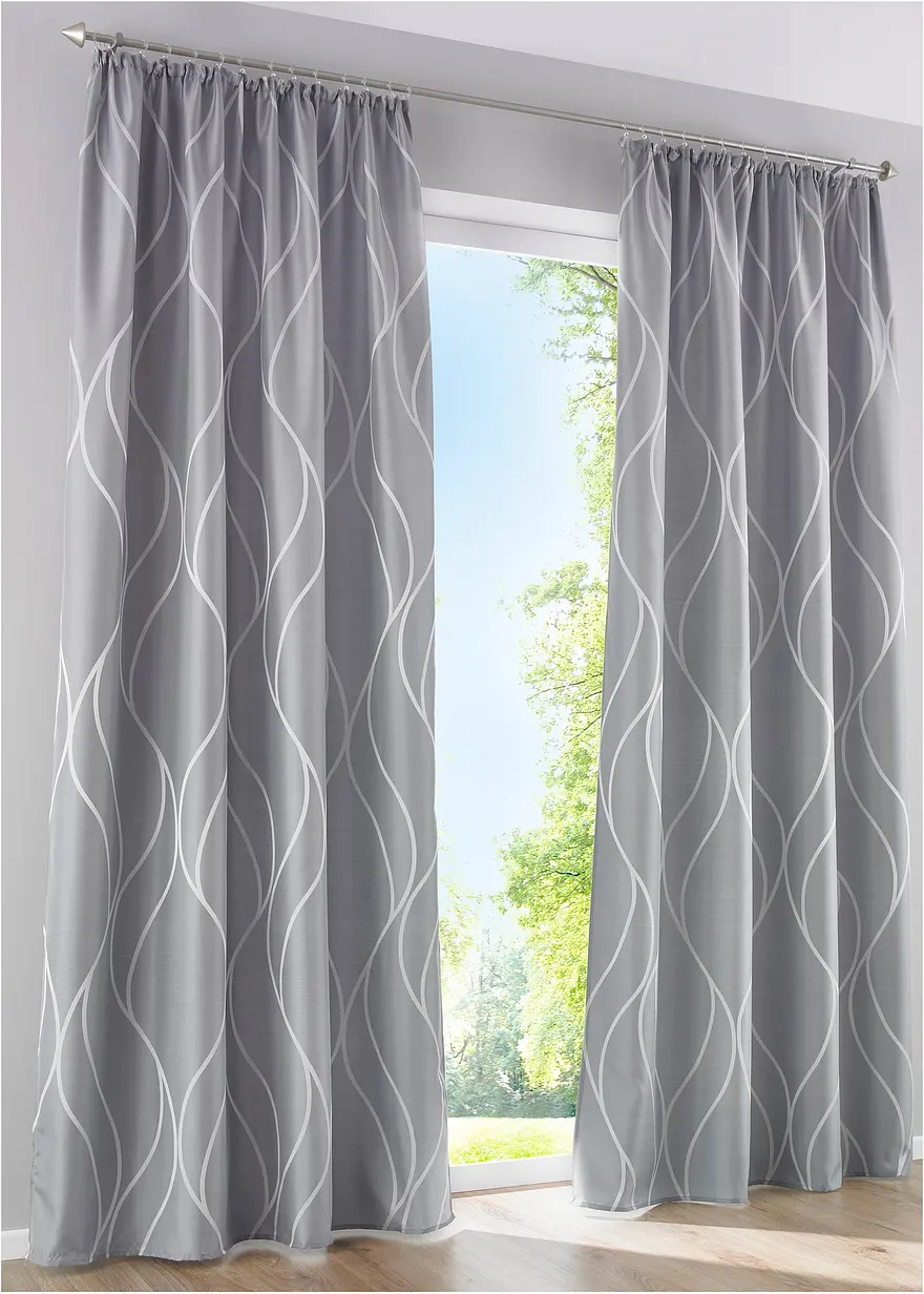 Jacquard Vorhang (1er Pack)