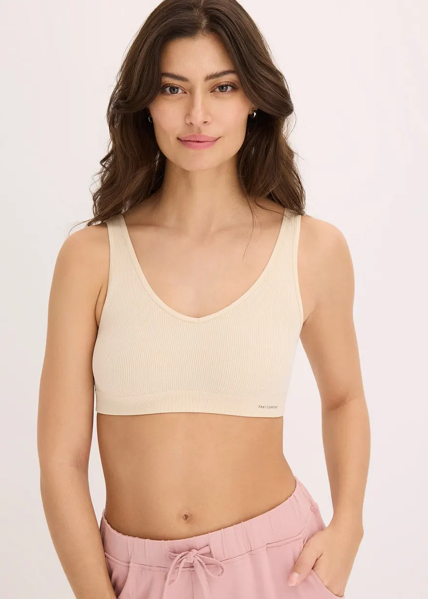 Feel Comfort Seamless Bustier gerippt
