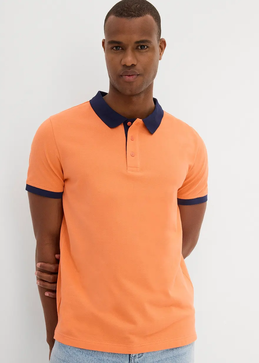 Piqué-Poloshirt aus reiner Bio-Baumwolle
