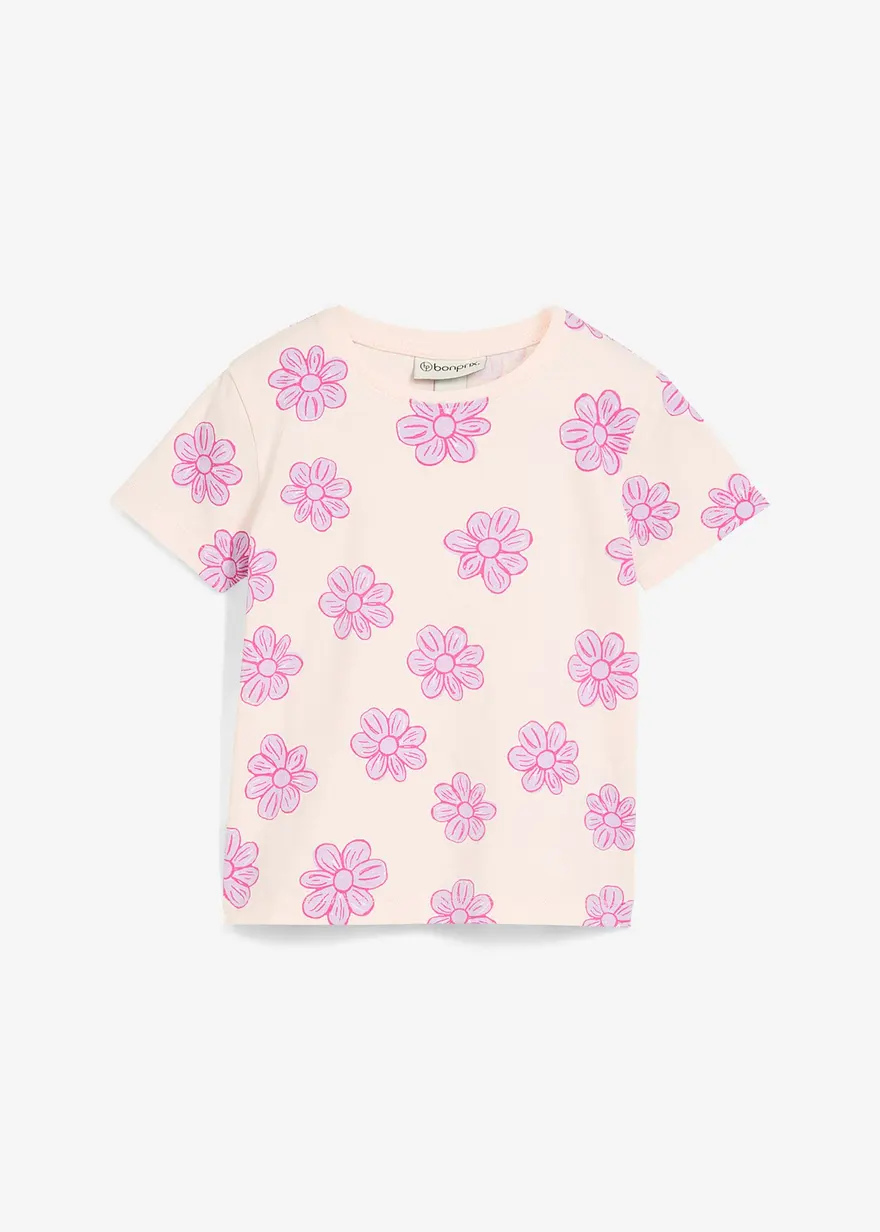 T-Shirt aus elastischem Bio-Baumwoll-Mix
