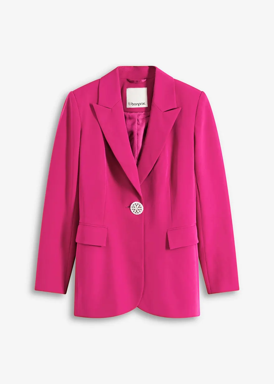 Blazer mit Schmuck-Knopf