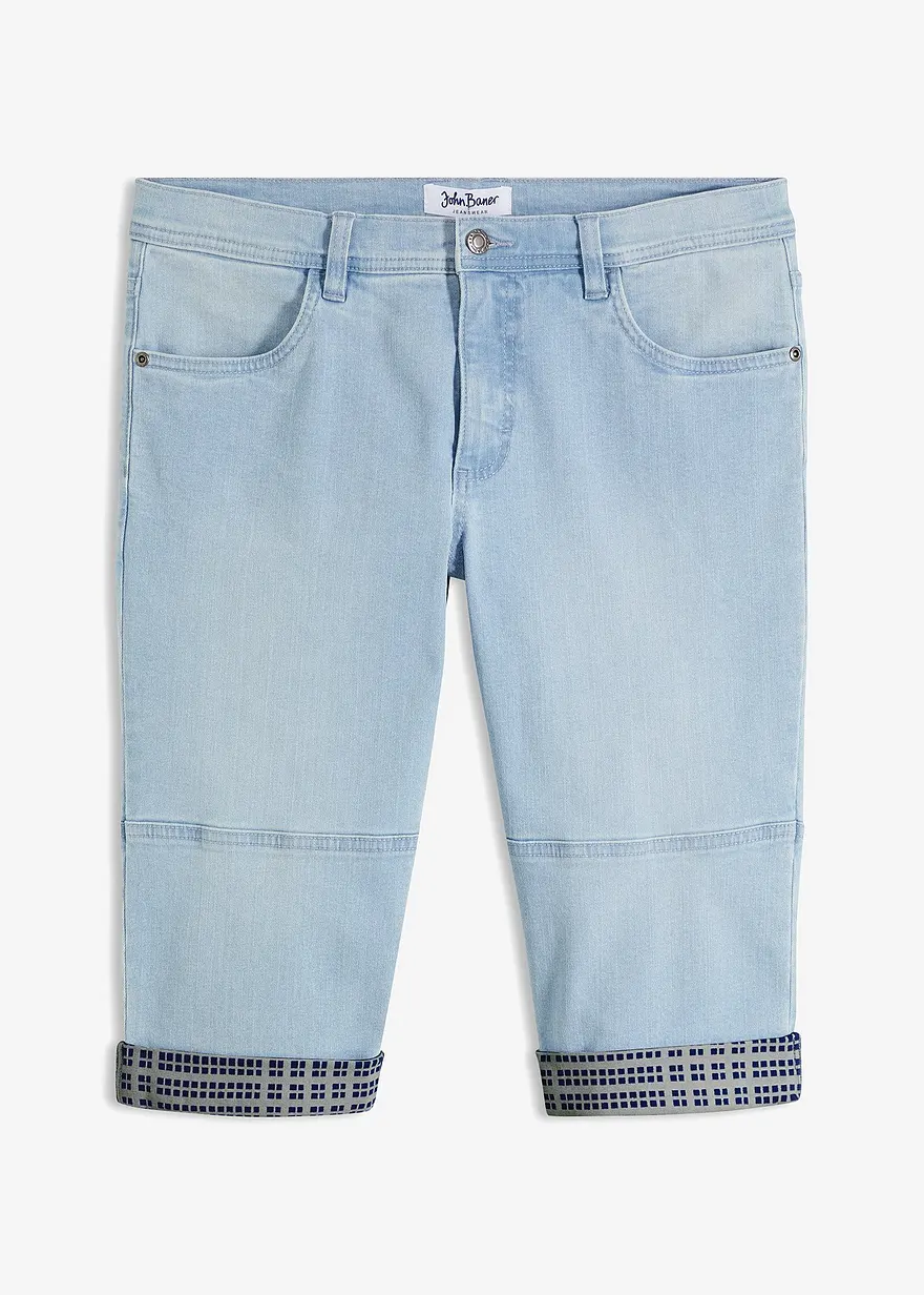 Long-Jeans-Bermuda, Regular Fit