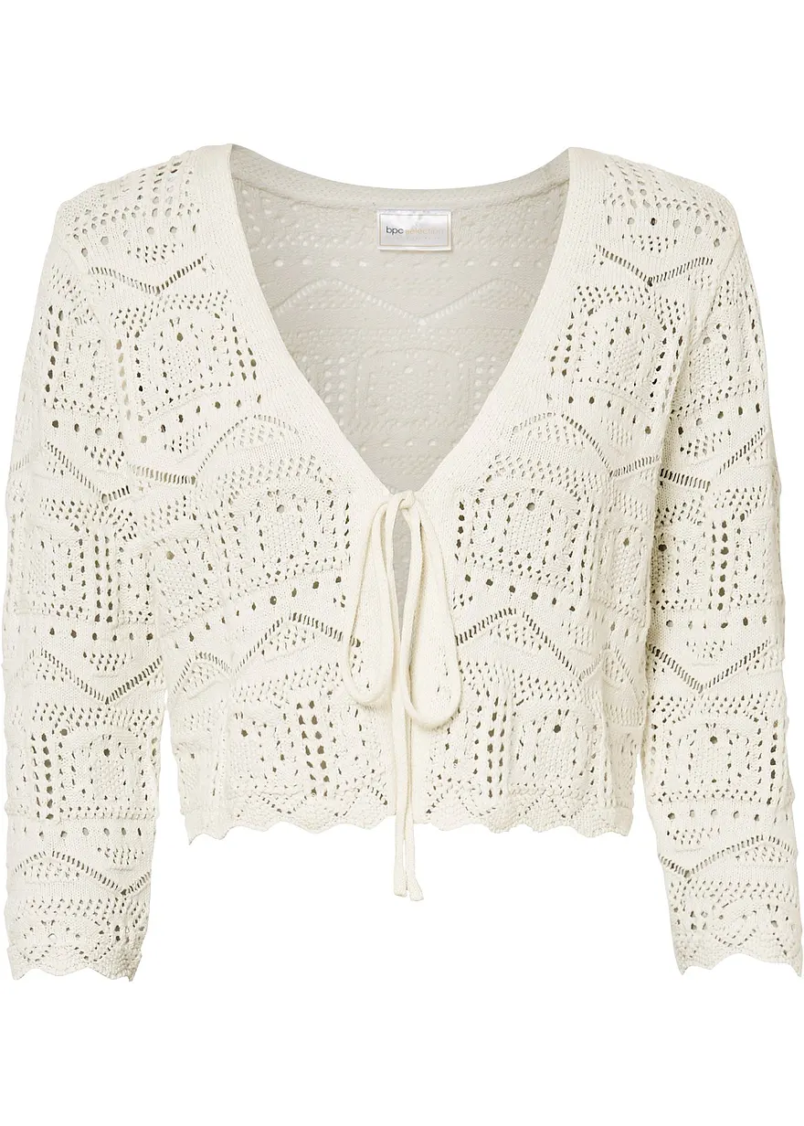 Ajour Bolero mit 3/4 Arm