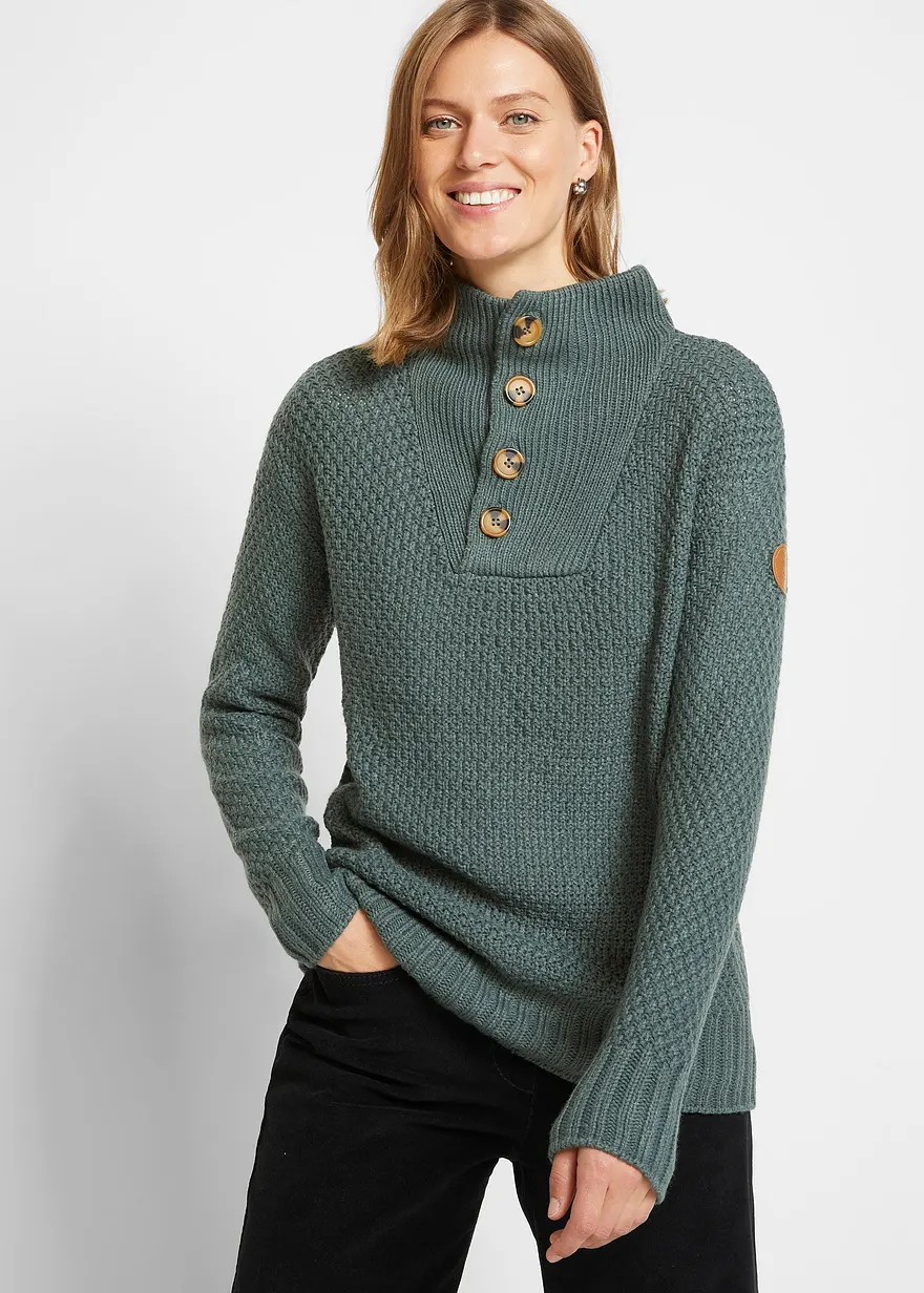 Troyer Pullover mit Struktur