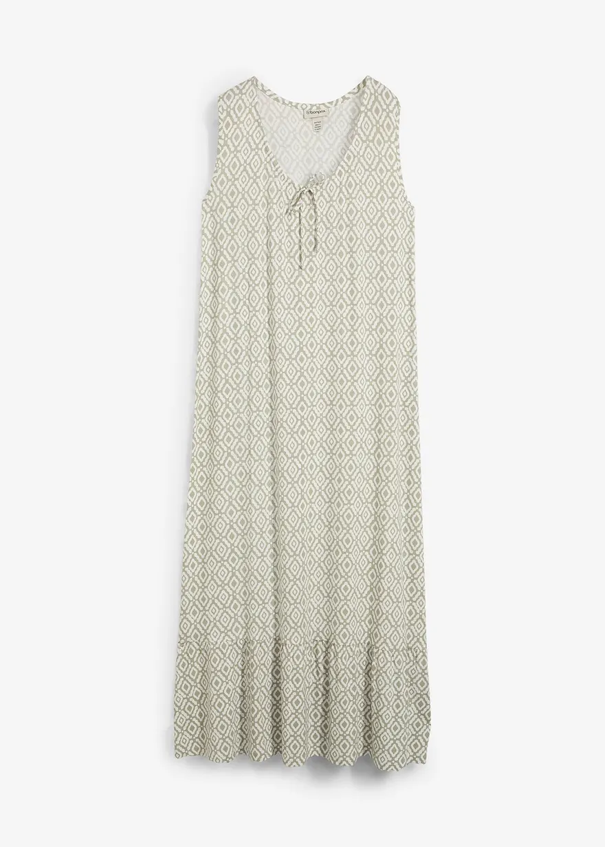 Jerseykleid aus Viskose-Mix