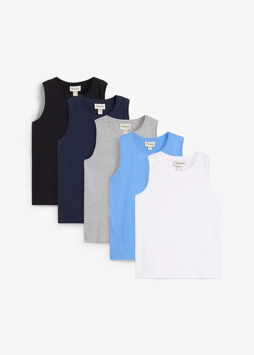 Tanktop (5er Pack) mit Bio Baumwolle
