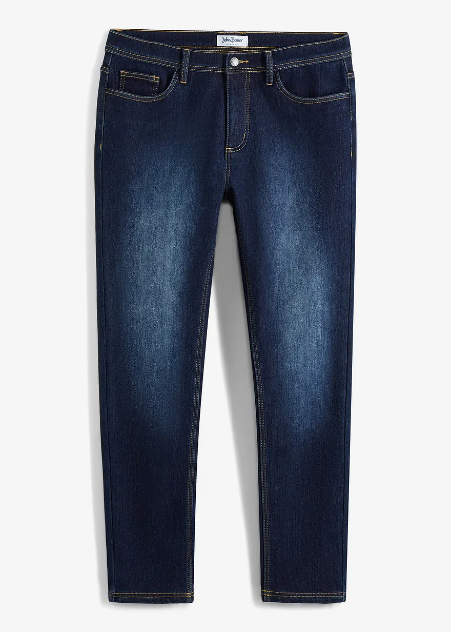 Thermo Regular Fit Stretch-Jeans mit wärmender Innenseite, Straight
