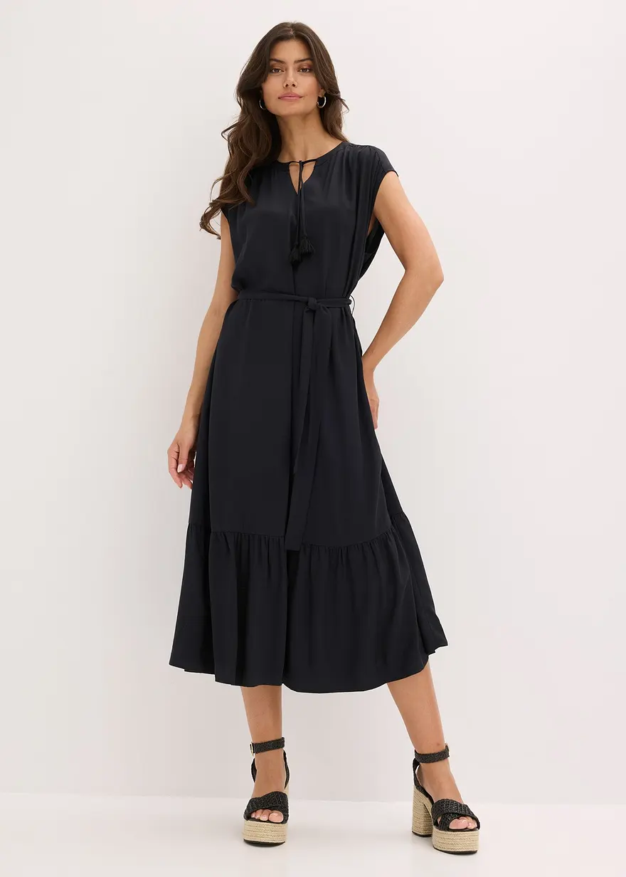 Fluides Hemdblusenkleid