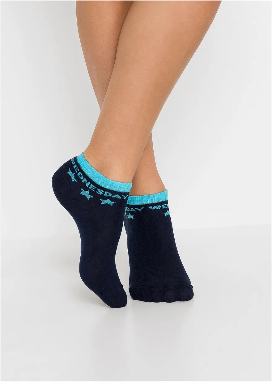 Kurzsocken mit Bio-Baumwolle (7er Pack)