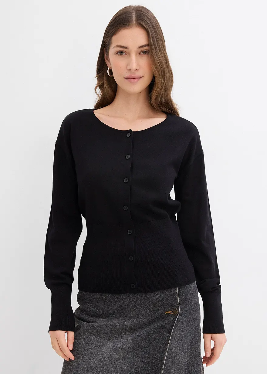Feinstrickjacke