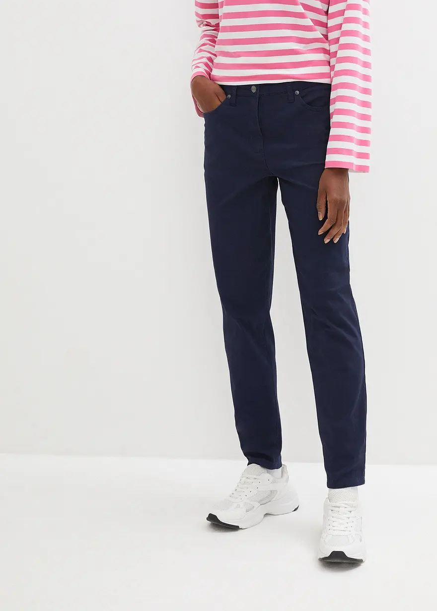 Twillhose in Mom-Fit