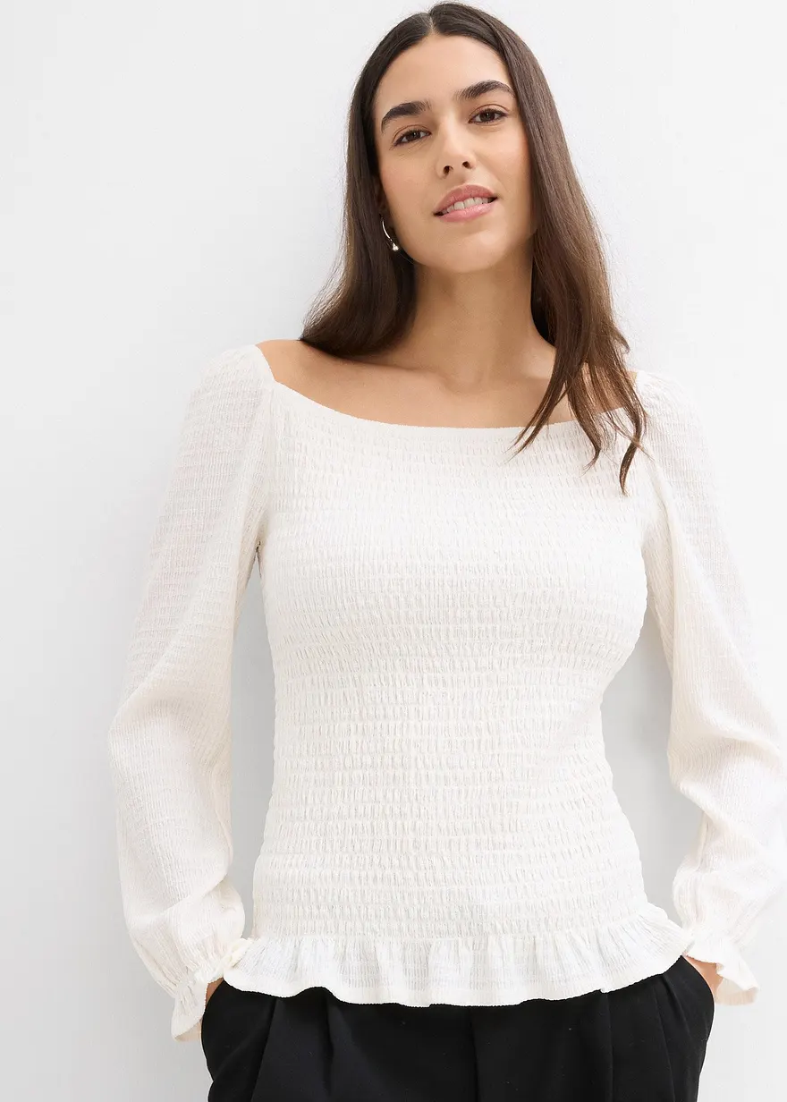 Langarmshirt mit Smok