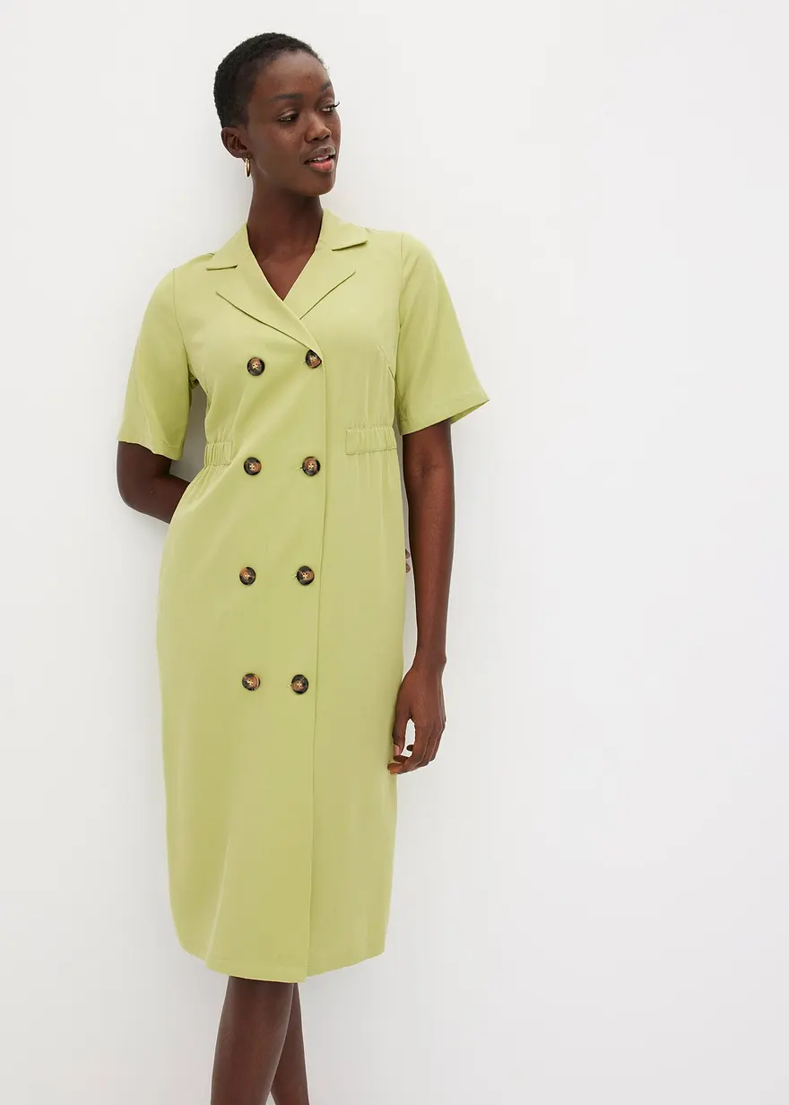 Kleid Lyocell mit Reverskragen