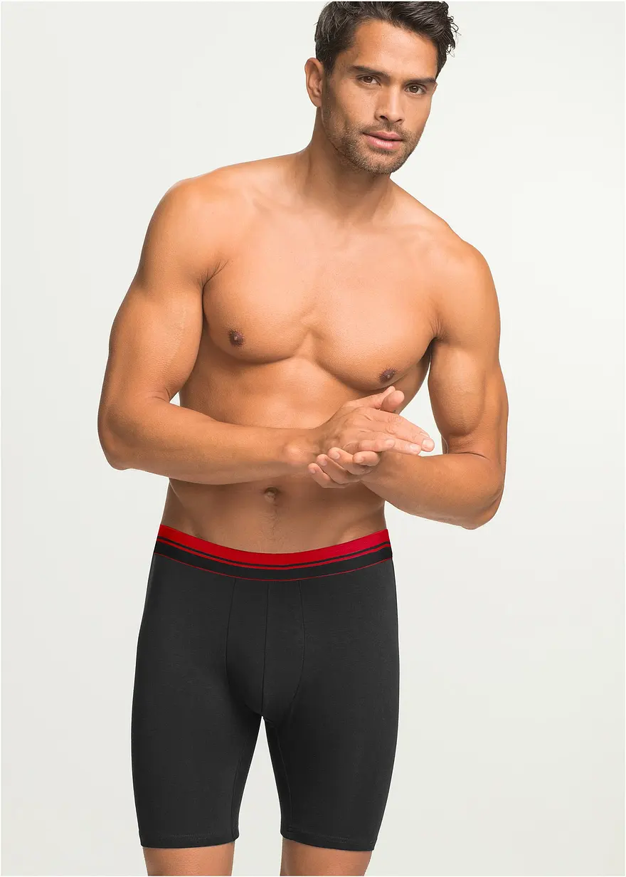 Lange Boxershorts eng (2er Pack)