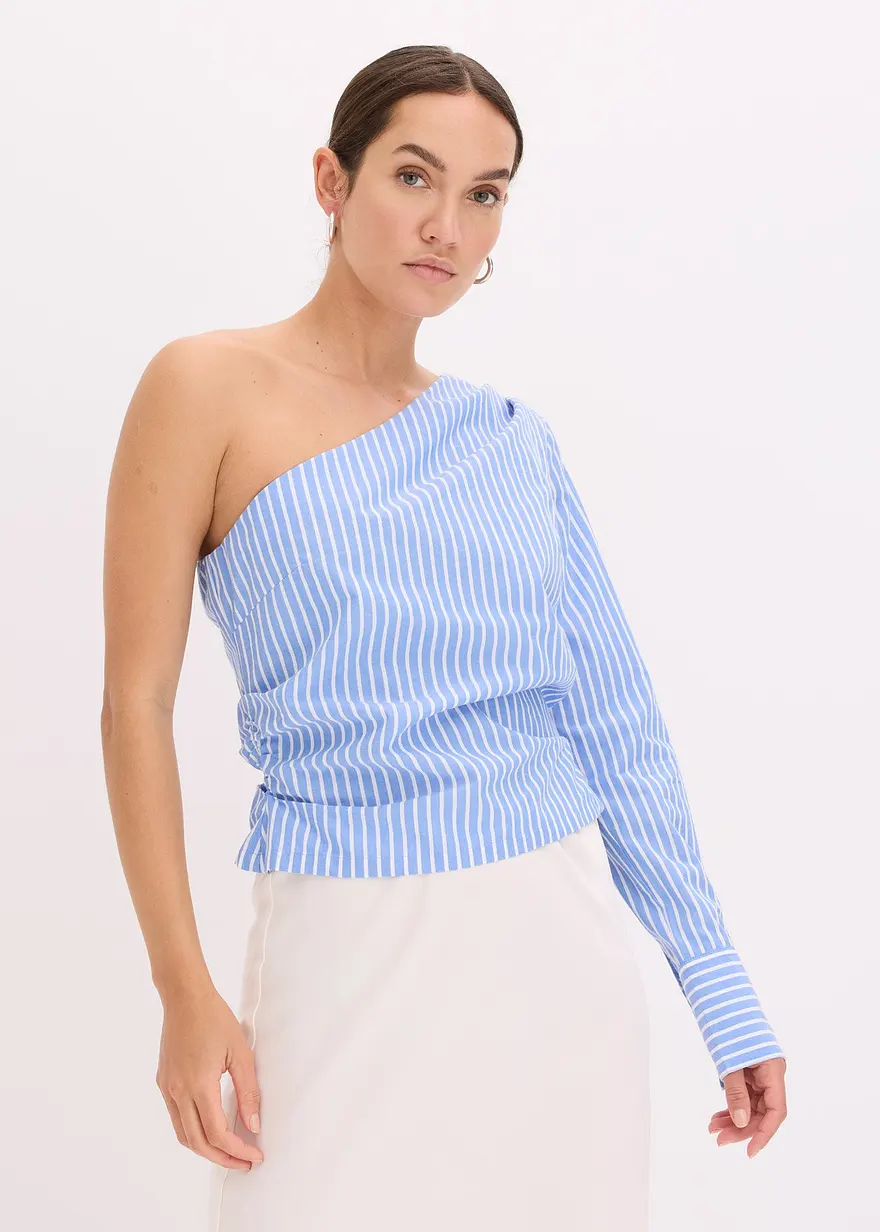 One-Shoulder Bluse