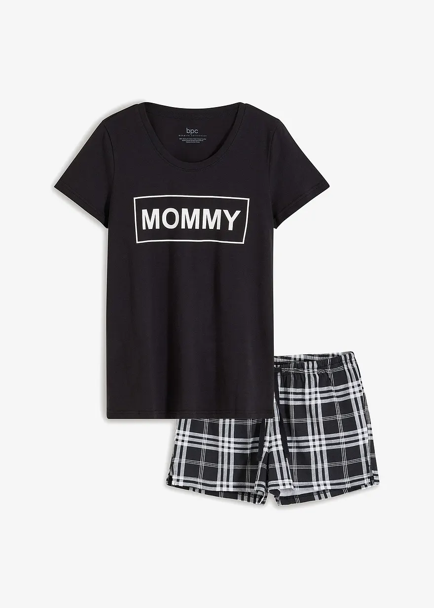 Shorty aus reiner Baumwolle