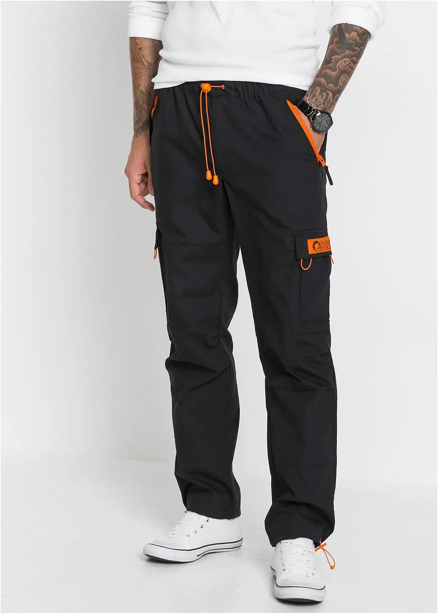 Relaxed Fit Schlupfhose, Straight