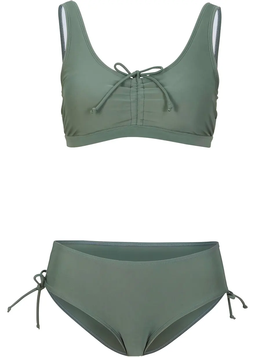 Bustier-Bikini (2-tlg.Set) mit Bindeband