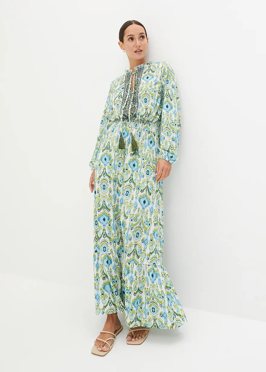 bedrucktes Maxikleid